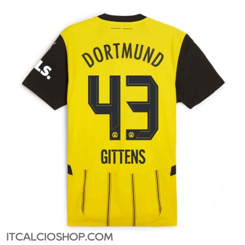 Borussia Dortmund Jamie Bynoe-Gittens #43 Prima Maglia 2024-25 Manica Corta